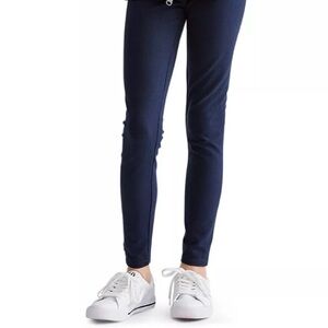 Big Girls Washed French Terry Legging/Jogger French Navy - Large 12/14